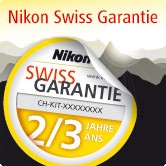 Nikon Swiss Garantie Logo